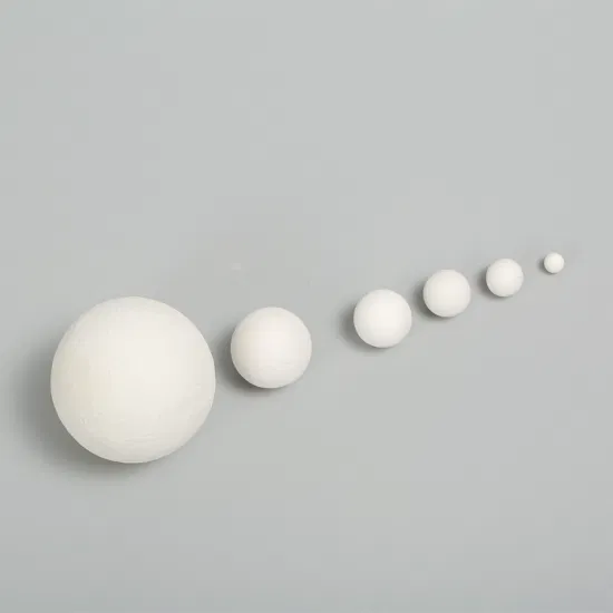 Customized Support Media Balls High Alumina Perforated Porous Ceramic Ball